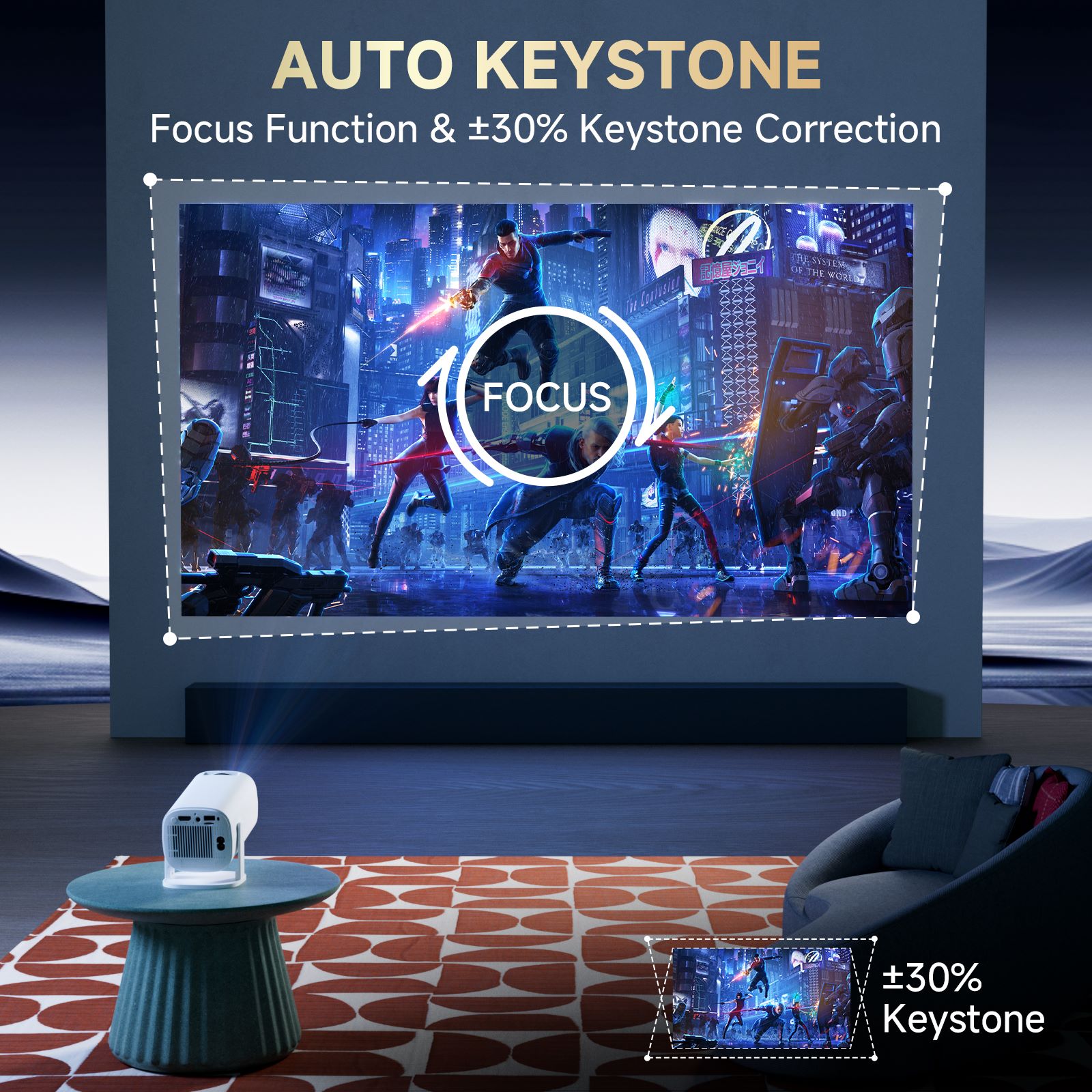 HONGTOP P30PRO Smart Mini Proj - Retro Gaming And Projector recension och pris