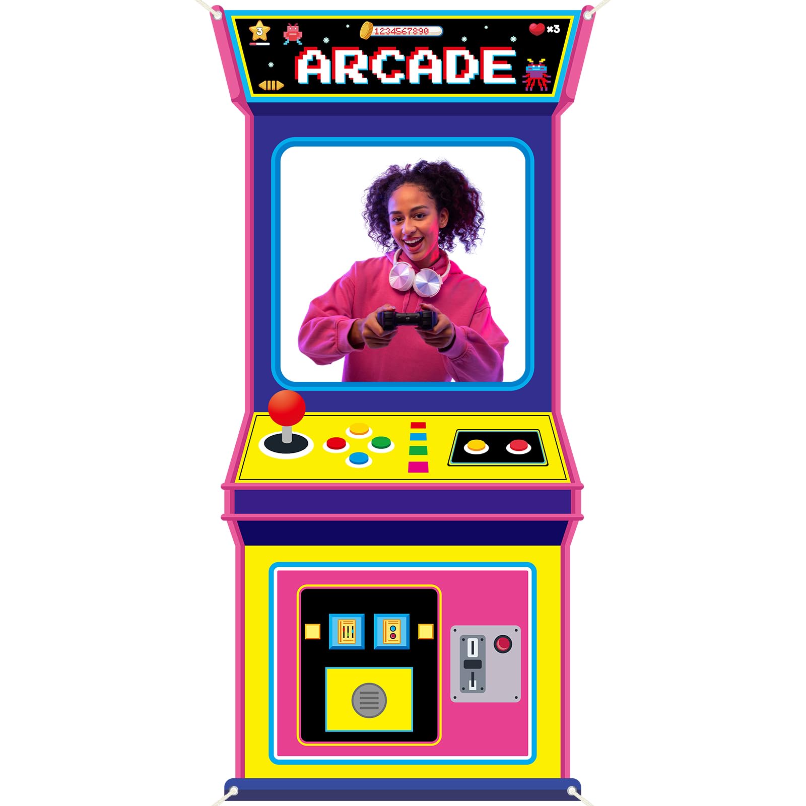 Retro Video Gaming Fabric Arca - Gaming Retro Arcade recension och pris