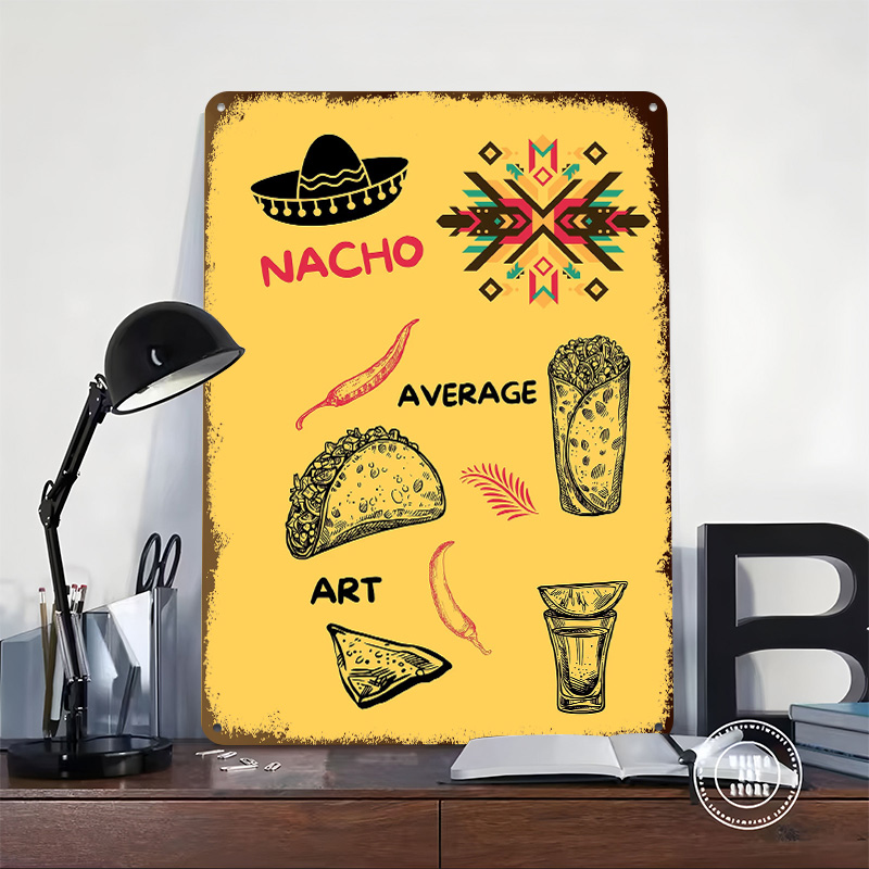 Mexican Food on Yellow Backgro - Background Retro Gaming recension och pris