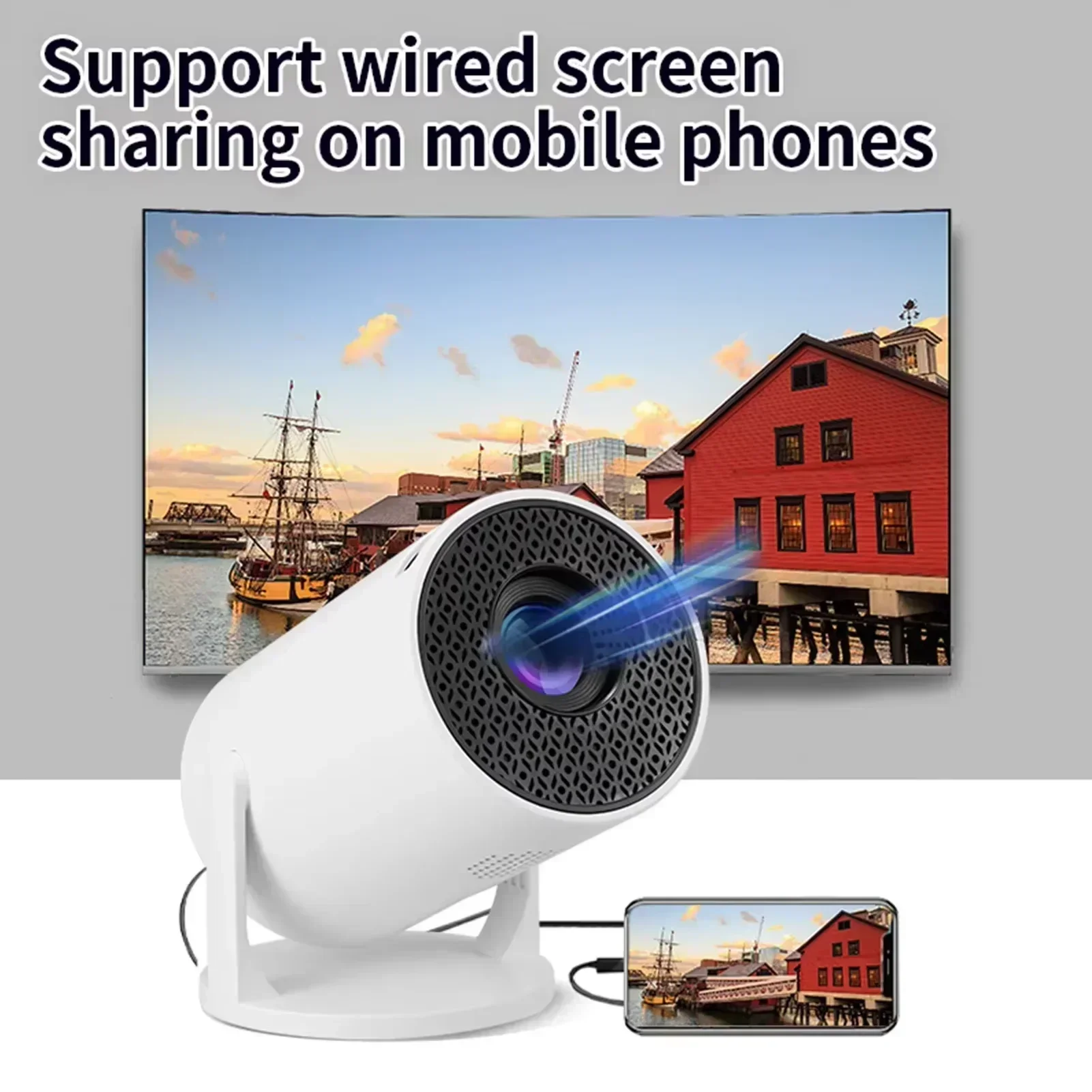 Mini HY300 Smart Android Proje - Retro Gaming And Projector recension och pris
