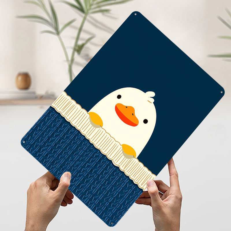 Cute Duck on a Blue Background - Background Retro Gaming recension och pris