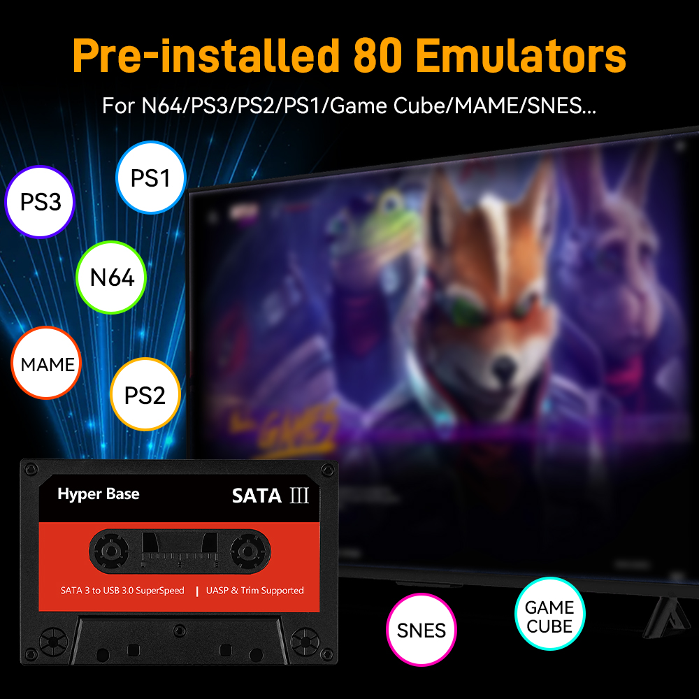 Batocera 500G/2T Emulator Game - Retro Gaming Batocera recension och pris