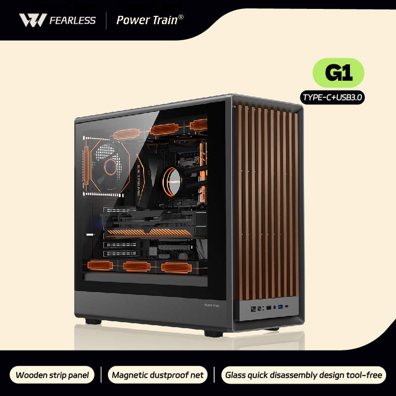 Power Train Zhenjie G1 PC Case - Retro Gaming Pc Case recension och pris
