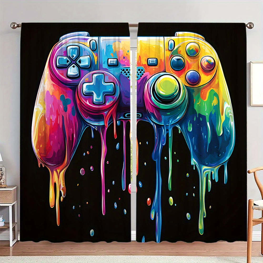 Retro Gaming Controller Curtai - Background Retro Gaming recension och pris