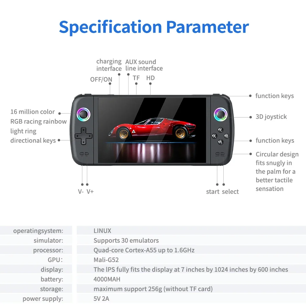 128G M27 Handheld Game Player  - Retro Gaming Play Zone recension och pris