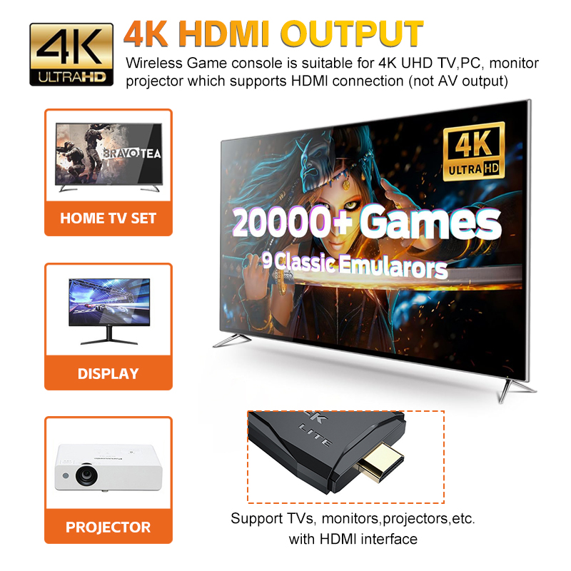 M9 Video Game Console 4K 20000 - Retro Gaming And Projector recension och pris