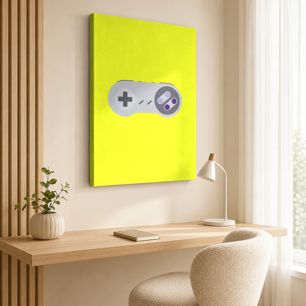 Retro Game Controller on Yello - Background Retro Gaming recension och pris