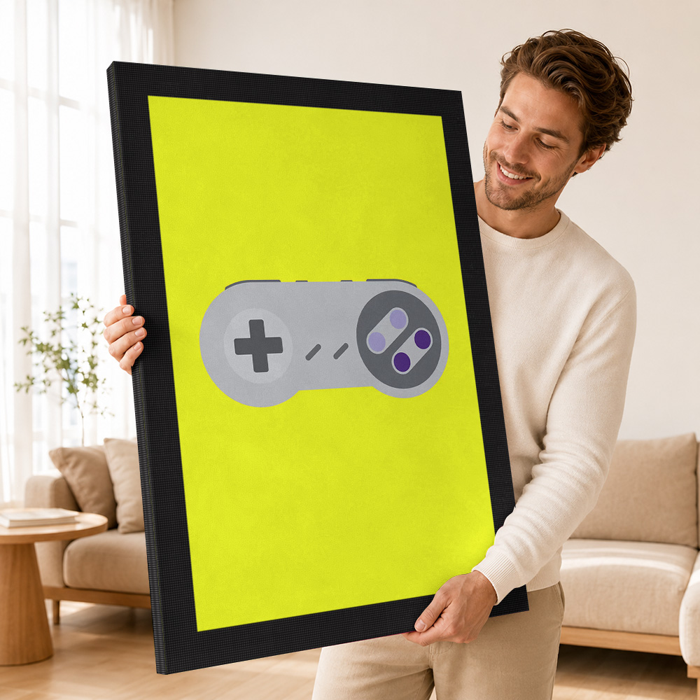 Retro Game Controller on Yello - Background Retro Gaming recension och pris