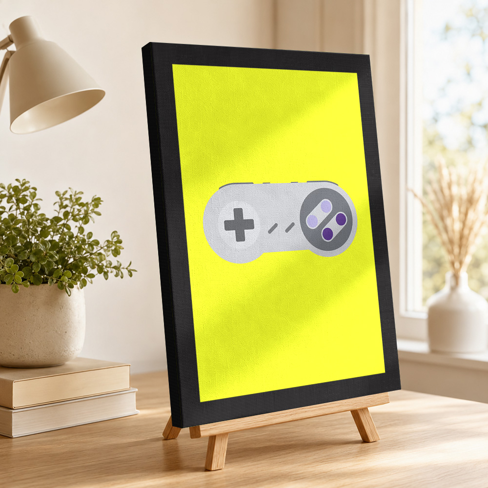 Retro Game Controller on Yello - Background Retro Gaming recension och pris