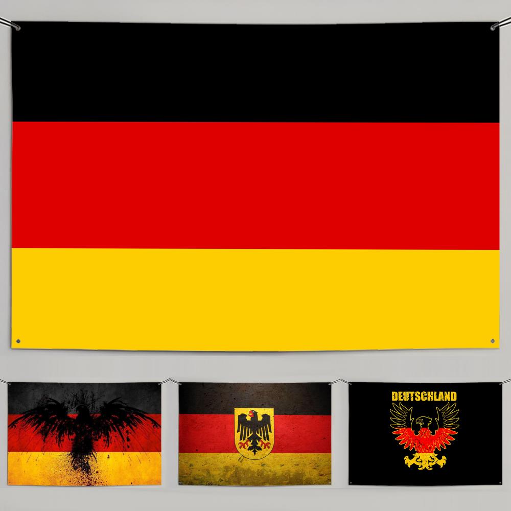 1PC Famous Germany Flags Retro - Retro Gaming Banner recension och pris