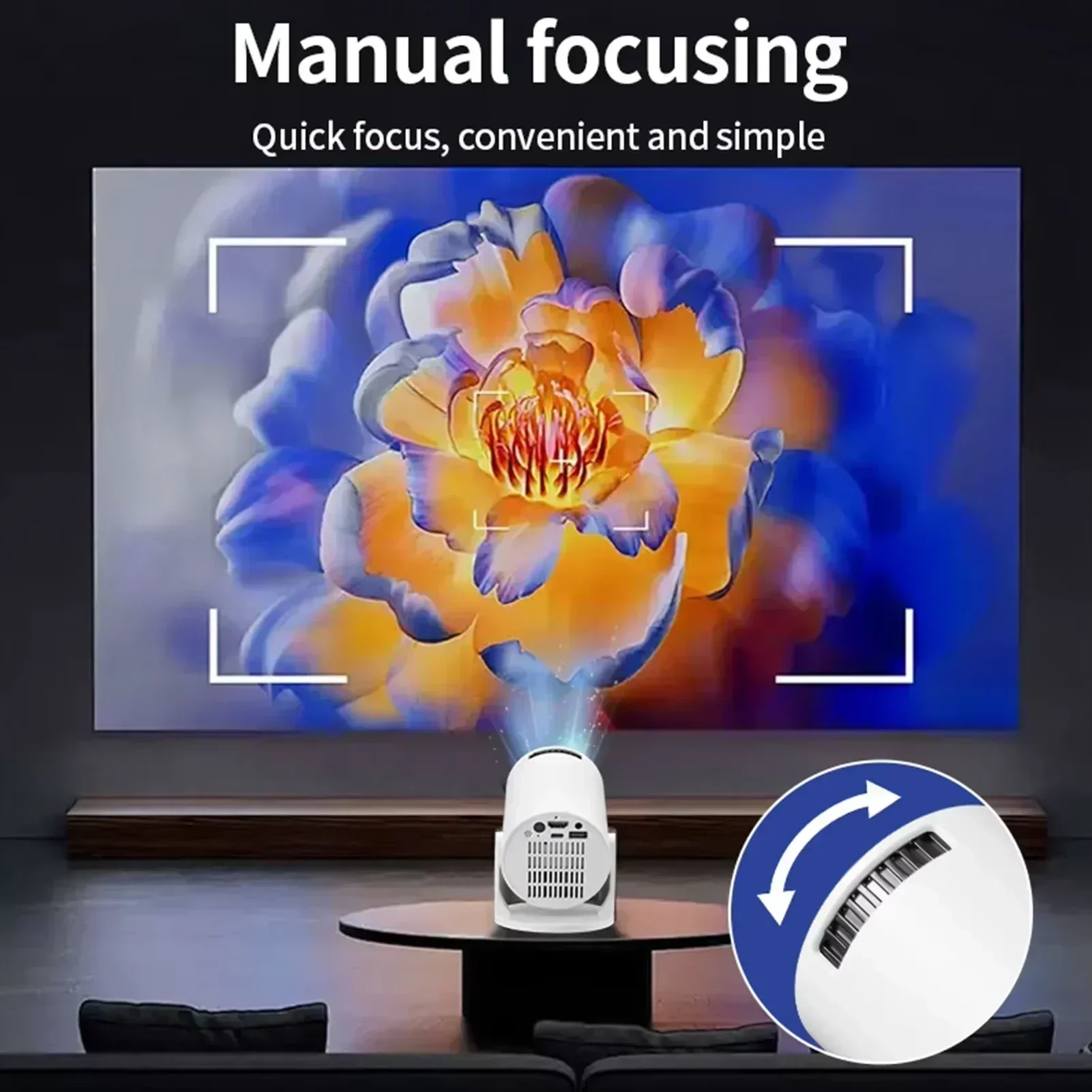 New  Mini HY300  Projector 4K  - Retro Gaming And Projector recension och pris
