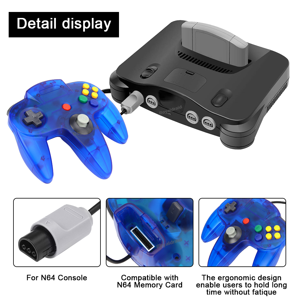 NEW For N64 Controller Classic - Retro Gaming Nintendo recension och pris
