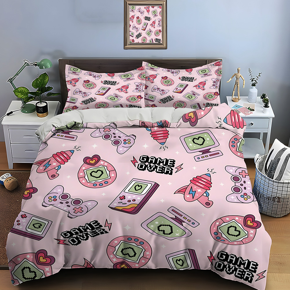 Retro Gaming Icons on Pink Bac - Background Retro Gaming recension och pris