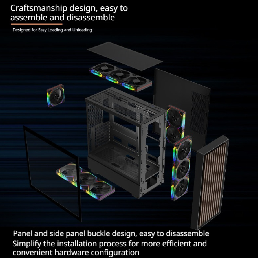 WJCOOLMAN Craftsman Plus ATX M - Retro Gaming Pc Case recension och pris