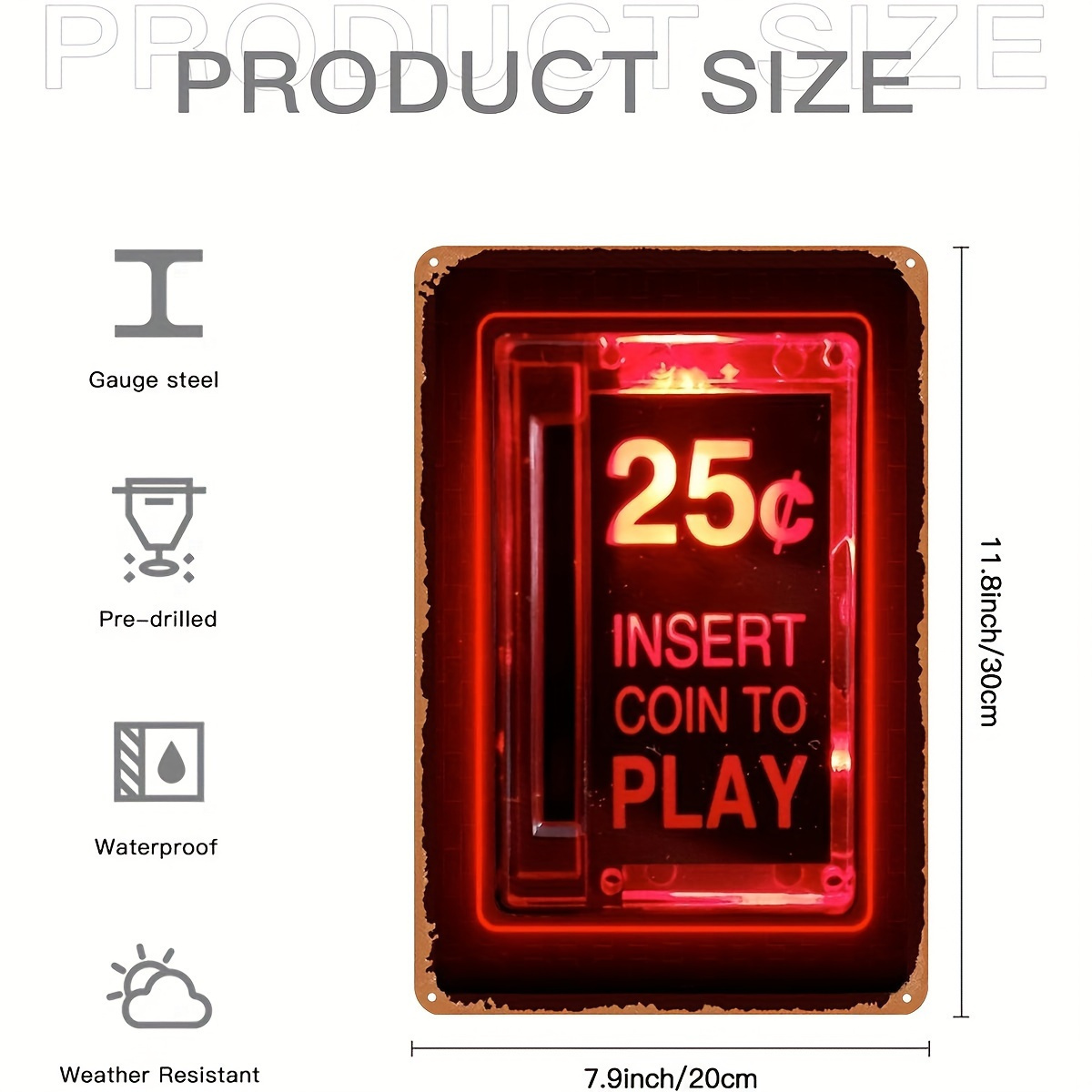 Vintage Arcade Poster - Retro  - Background Retro Gaming recension och pris