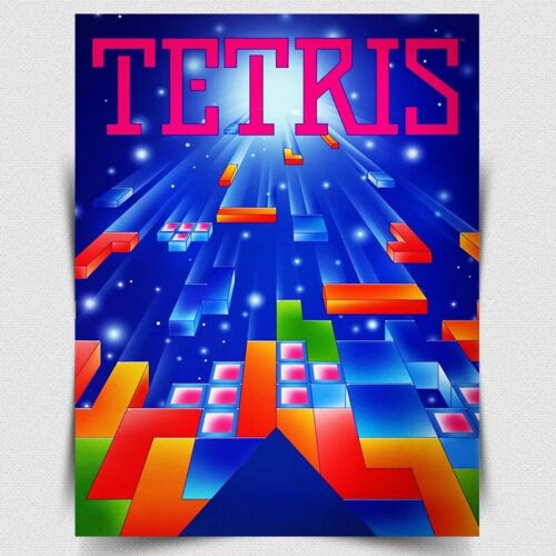 TETRIS METAL SIGN PLAQUE - Ret - Gaming Retro Arcade recension och pris