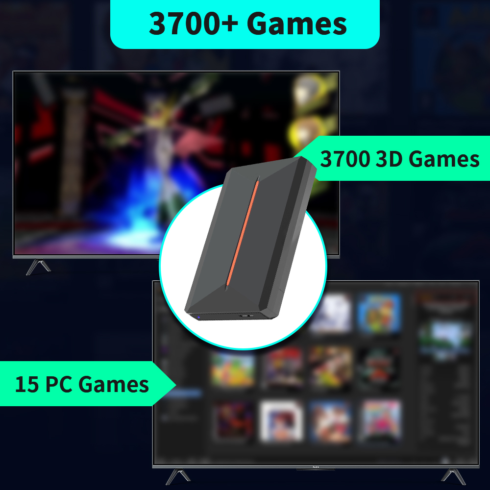 Launchbox OS 500GB Portable Ga - Retro Gaming Play Zone recension och pris