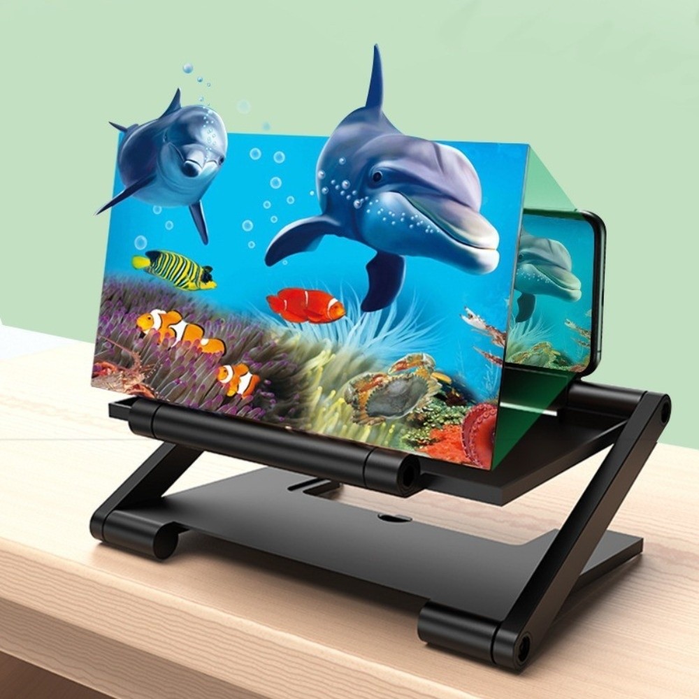 Folding Cell Phone Screen Ampl - Retro Gaming And Projector recension och pris