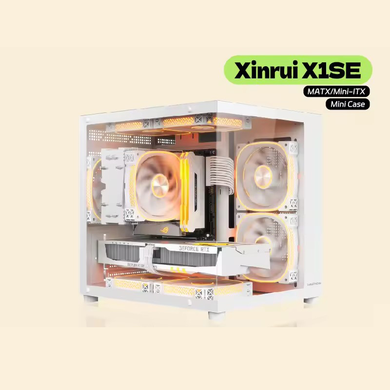 G-PARTNERS Xinrui X1SE MATX Mi - Retro Gaming Pc Case recension och pris