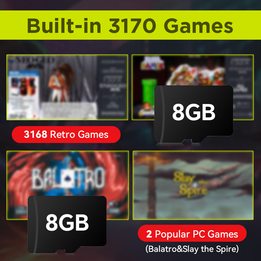 8GB Game TF Card with 3170 Ret - Retro Gaming App recension och pris