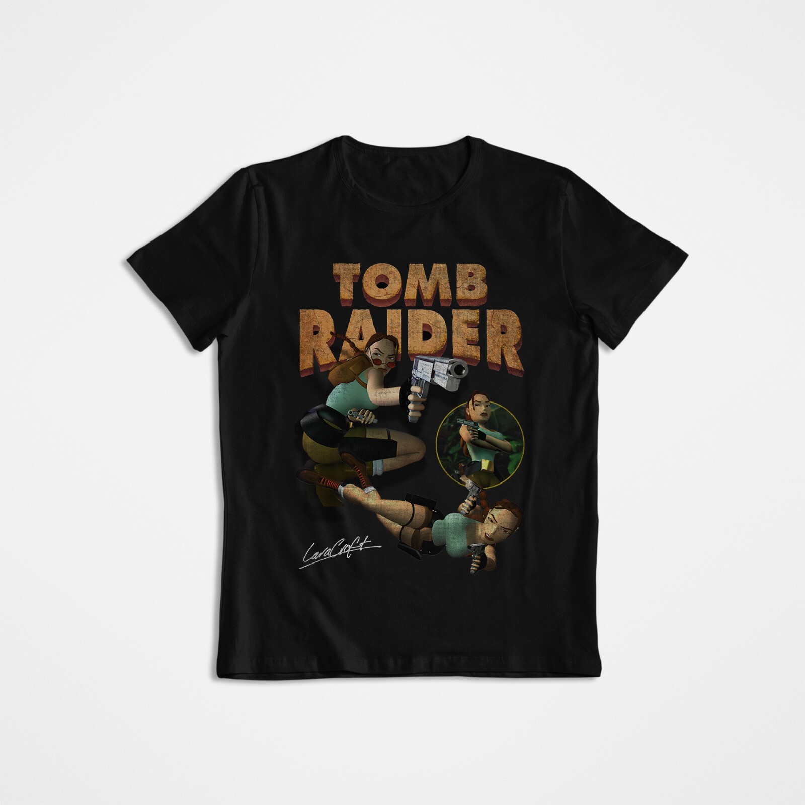 Tomb Raider, Lara Croft, Graph - Retro Gaming T Shirts recension och pris