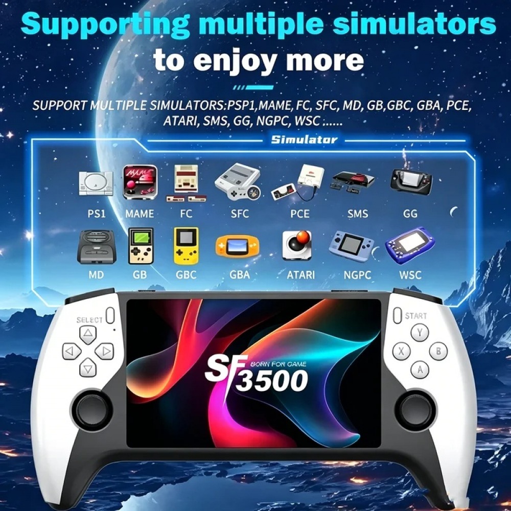 SF3500 5 inch Handheld Game Co - Gaming Retro Arcade recension och pris